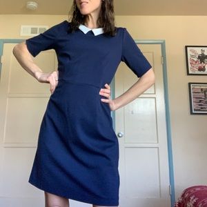 Merona Retro Vintage Style Collar Dress